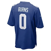 Men's Nike Brian Burns Royal New York Giants Game Player Jersey