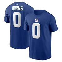 Men's Nike Brian Burns Royal New York Giants Player Name & Number T-Shirt