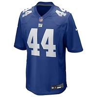 Men's Nike Cam Skattebo Royal New York Giants Game Jersey