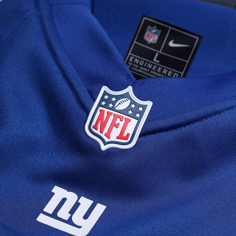Maillot de match Nike Cam Skattebo Royal New York Giants pour homme
