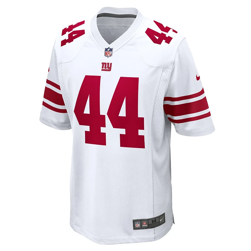 Maillot de match Nike Cam Skattebo blanc des New York Giants pour homme