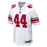 Maillot de match Nike Cam Skattebo blanc des New York Giants pour homme