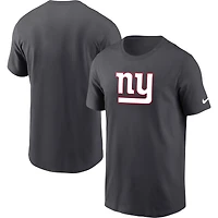 T-shirt avec logo principal Nike Charcoal New York Giants pour homme