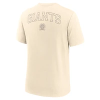 T-shirt Nike crème New York Giants Glory Tri-Blend pour homme