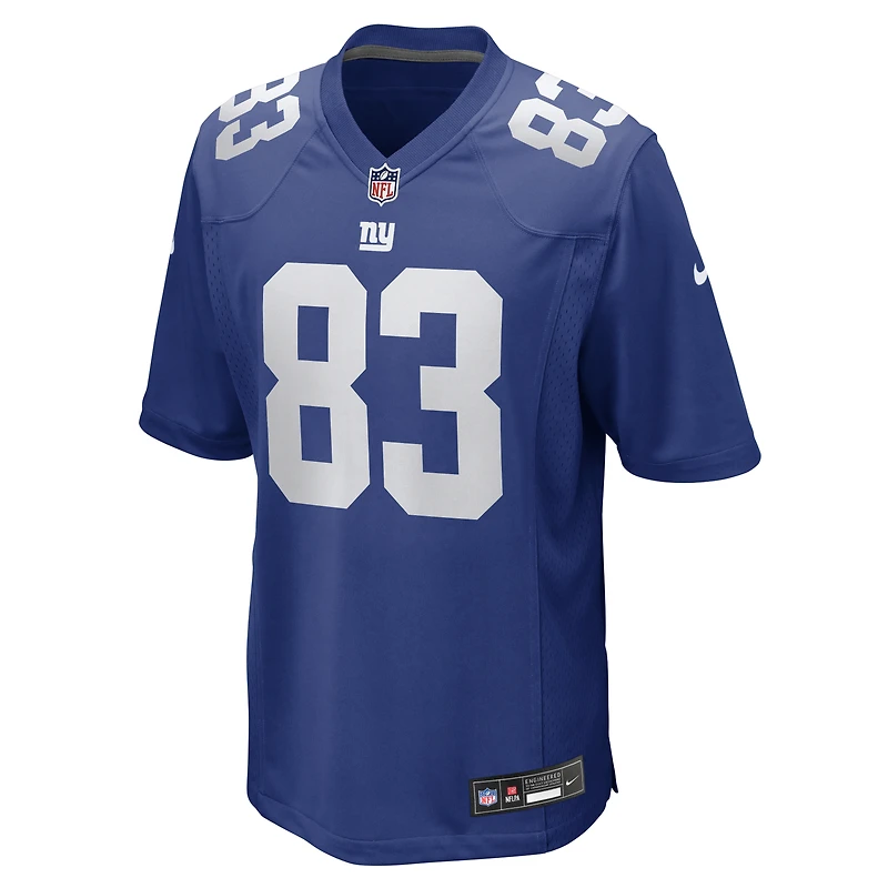 Men's Nike Dalen Cambre  Royal New York Giants Team Game Jersey