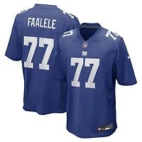 Maillot de match Nike Daniel Faalele Royal des Giants New York pour homme