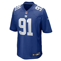 Men's Nike Darius Alexander  Royal New York Giants Team Game Jersey