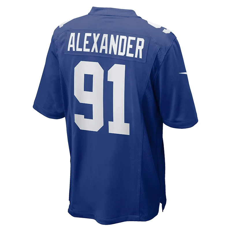Maillot Nike Darius Alexander Royal pour homme des New York Giants
