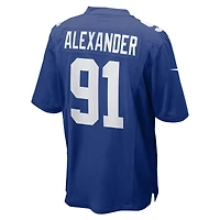 Maillot Nike Darius Alexander Royal pour homme des New York Giants
