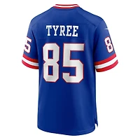 Maillot Nike David Tyree Royal pour homme, joueur retraité des New York Giants, match alternatif