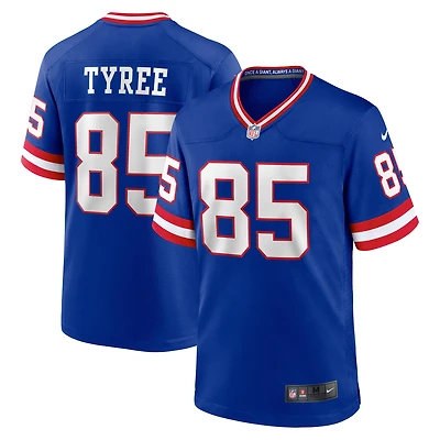 Maillot Nike David Tyree Royal pour homme, joueur retraité des New York Giants, match alternatif