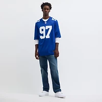 Men's Nike Dexter Lawrence II Royal New York Giants Team Game Player Jersey
