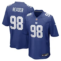 Men's Nike D.J. Reader Royal New York Giants Game Jersey