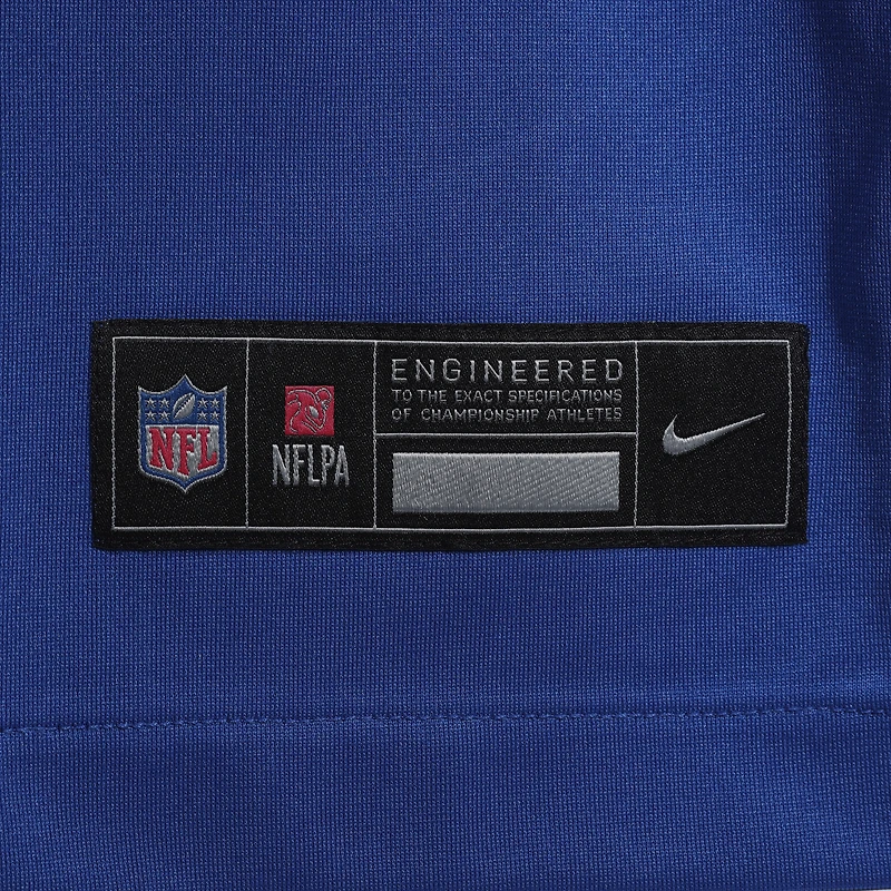 Maillot de match Nike D.J. Reader Royal des Giants New York pour homme