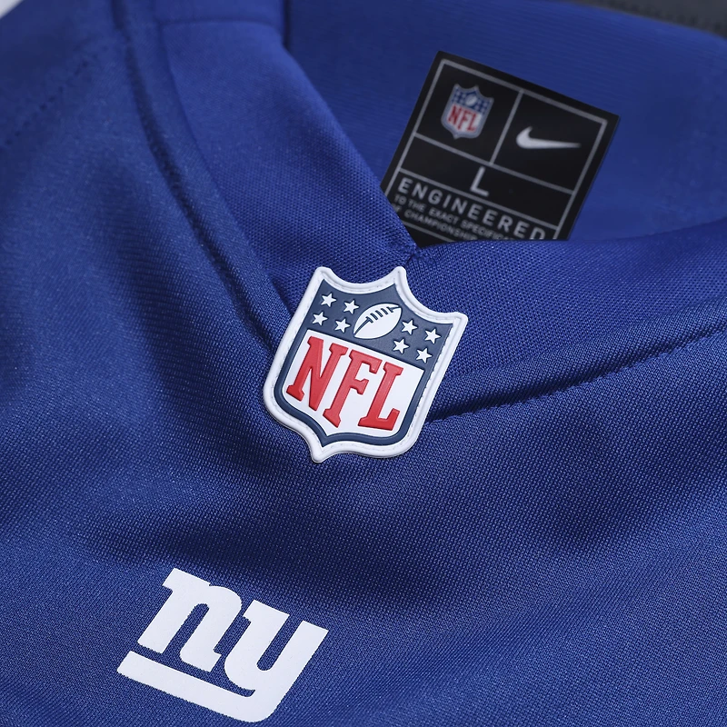 Men's Nike D.J. Reader Royal New York Giants Game Jersey