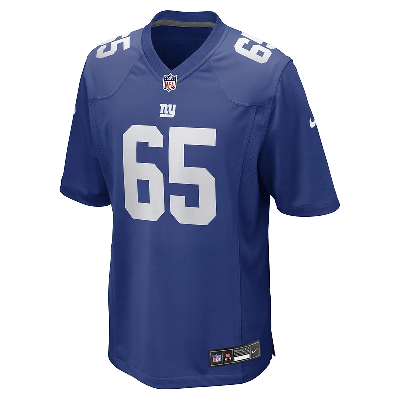Men's Nike Francis Mauigoa Royal New York Giants 2026 NFL Draft First Round Pick No. 10 Team Game Jersey