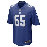 Men's Nike Francis Mauigoa Royal New York Giants 2026 NFL Draft First Round Pick No. 10 Team Game Jersey