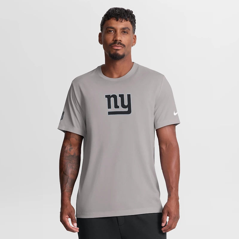 Men's Nike Gray New York Giants Sideline Lead The Charge Legend Dri-FIT T-Shirt