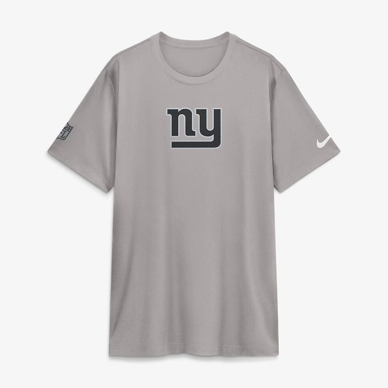 Men's Nike Gray New York Giants Sideline Lead The Charge Legend Dri-FIT T-Shirt