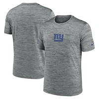 T-shirt Nike gris New York Giants Sideline Velocity Dri-FIT pour homme