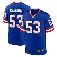 Maillot Nike Harry Carson Royal pour homme, joueur retraité des New York Giants, match alternatif
