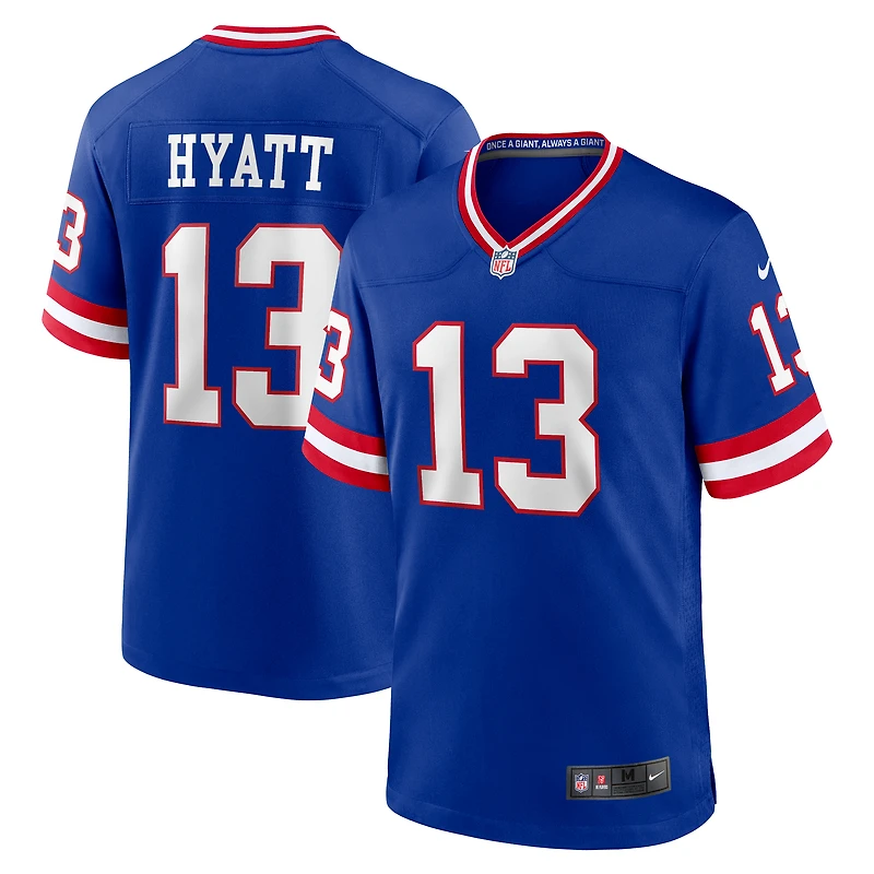 Maillot Nike Jalin Hyatt Royal pour homme des New York Giants (match alternatif)