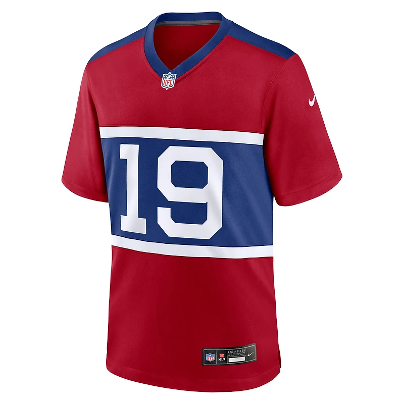 Maillot de match alternatif Nike Jameis Winston Century pour homme, rouge, des New York Giants
