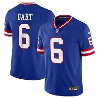 Maillot Nike Jaxson Dart Royal New York Giants Legacy Vapor Untouchable Stitched Limited pour homme