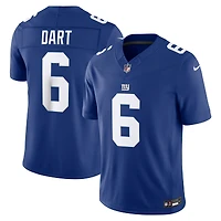 Maillot Nike Jaxson Dart Royal New York Giants Vapor F.U.S.E. Stitched Limited pour homme