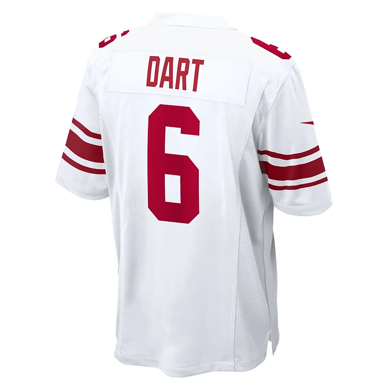 Men's Nike Jaxson Dart White New York Giants  Game Jersey