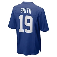 Maillot de joueur Nike Jeff Smith Royal New York Giants pour homme