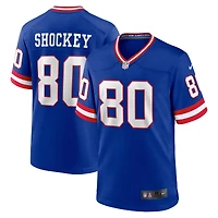 Maillot Nike Jeremy Shockey Royal pour homme, joueur retraité des New York Giants, match alternatif