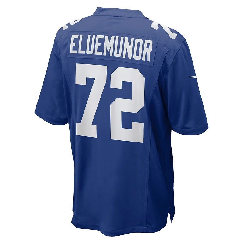 Maillot de match Nike Jermaine Eluemunor Royal New York Giants pour homme
