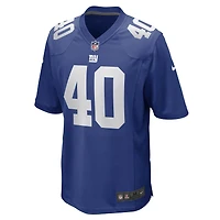 Maillot de joueur retraité Nike Joe Morrison des Royal New York Giants pour homme
