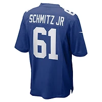 Maillot de match Nike Royal New York Giants pour homme