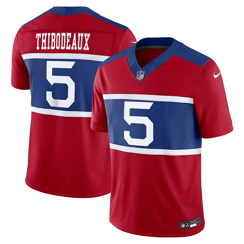 Nike Kayvon Thibodeaux Century Rouge pour hommes New York Giants Alternate Vapor F.U.S.E. Maillot limité