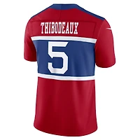 Men's Nike Kayvon Thibodeaux Century Red New York Giants Alternate Vapor F.U.S.E. Limited Jersey