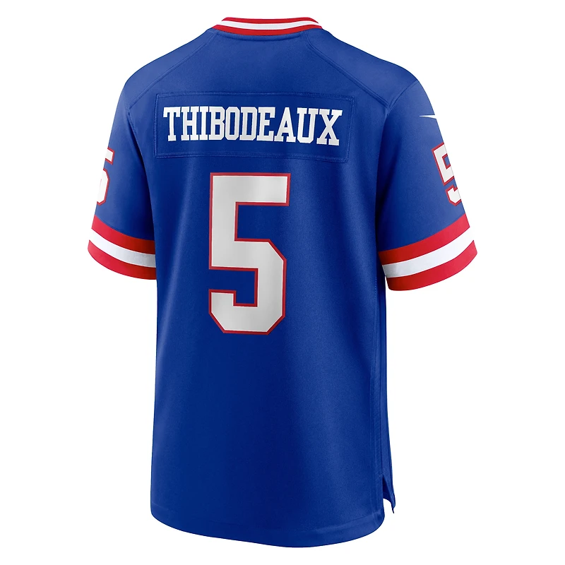 Maillot de match joueur classique Nike Kayvon Thibodeaux Royal New York Giants pour homme