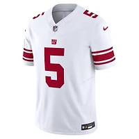 Nike Kayvon Thibodeaux pour homme Blanc New York Giants Vapor F.U.S.E. Maillot limité