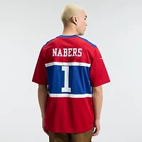 Maillot de jeu Nike Malik Nabers Royal New York Giants pour homme