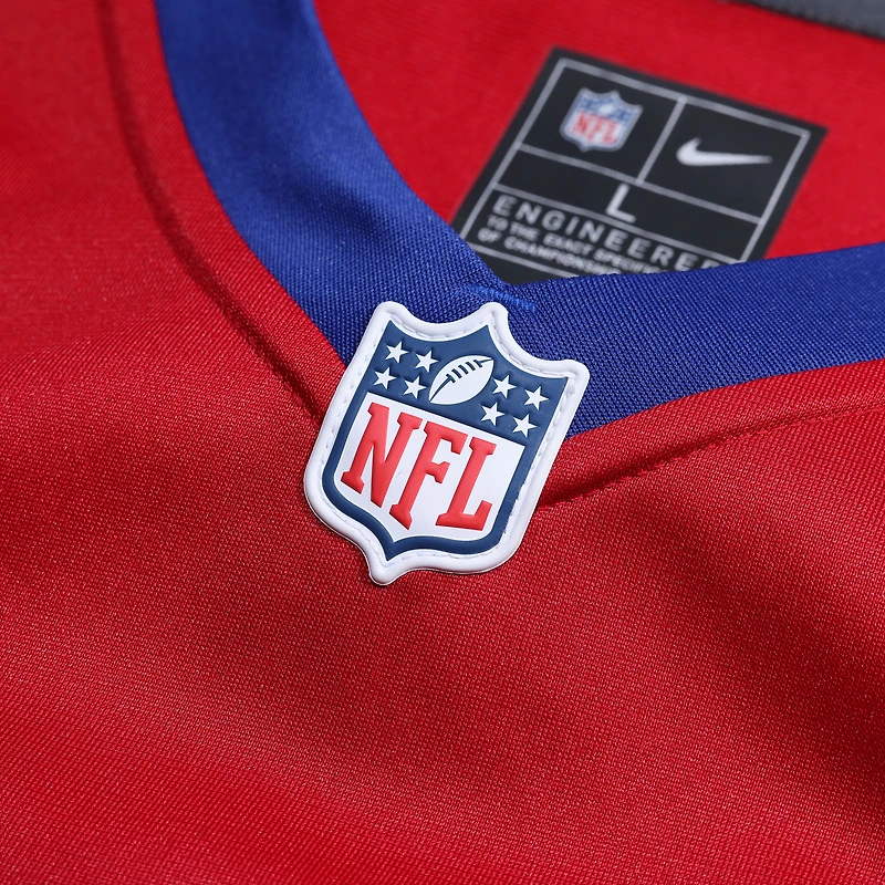 Men's Nike Malik Nabers Royal New York Giants  Player Game Jersey
