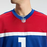 Men's Nike Malik Nabers Royal New York Giants  Player Game Jersey
