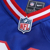 Men's Nike Malik Nabers Royal New York Giants Game Player Jersey