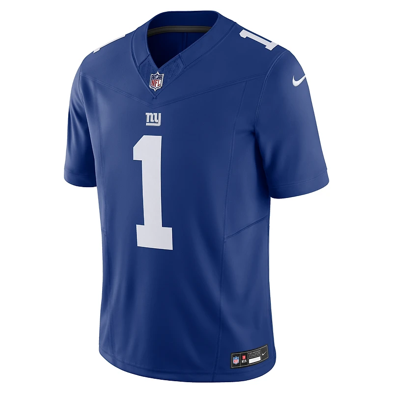 Maillot Nike Malik Nabers Royal New York Giants Vapor F.U.S.E. Limited pour homme