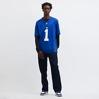 Maillot Nike Malik Nabers Royal New York Giants Vapor F.U.S.E. Limited pour homme