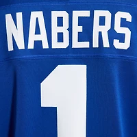 Men's Nike Malik Nabers Royal New York Giants Vapor F.U.S.E. Stitched Limited Jersey