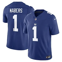 Maillot Nike Malik Nabers Royal New York Giants Vapor F.U.S.E. Stitched Limited pour homme