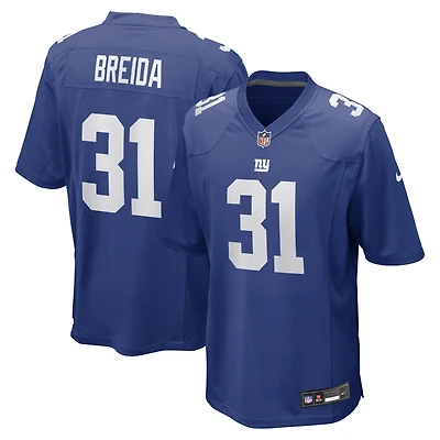 Maillot de match Nike Matt Breida Royal New York Giants pour homme