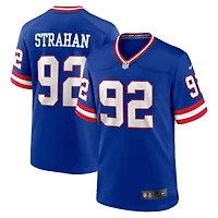 Maillot Nike Michael Strahan Royal pour homme, joueur retraité des New York Giants, match alternatif
