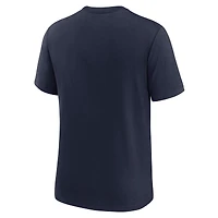 Men's Nike Navy New York Giants Favorable Timeline Tri-Blend T-Shirt